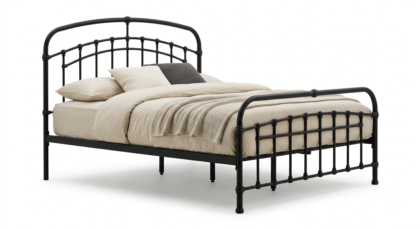 Warm bed frame (Black Metal)