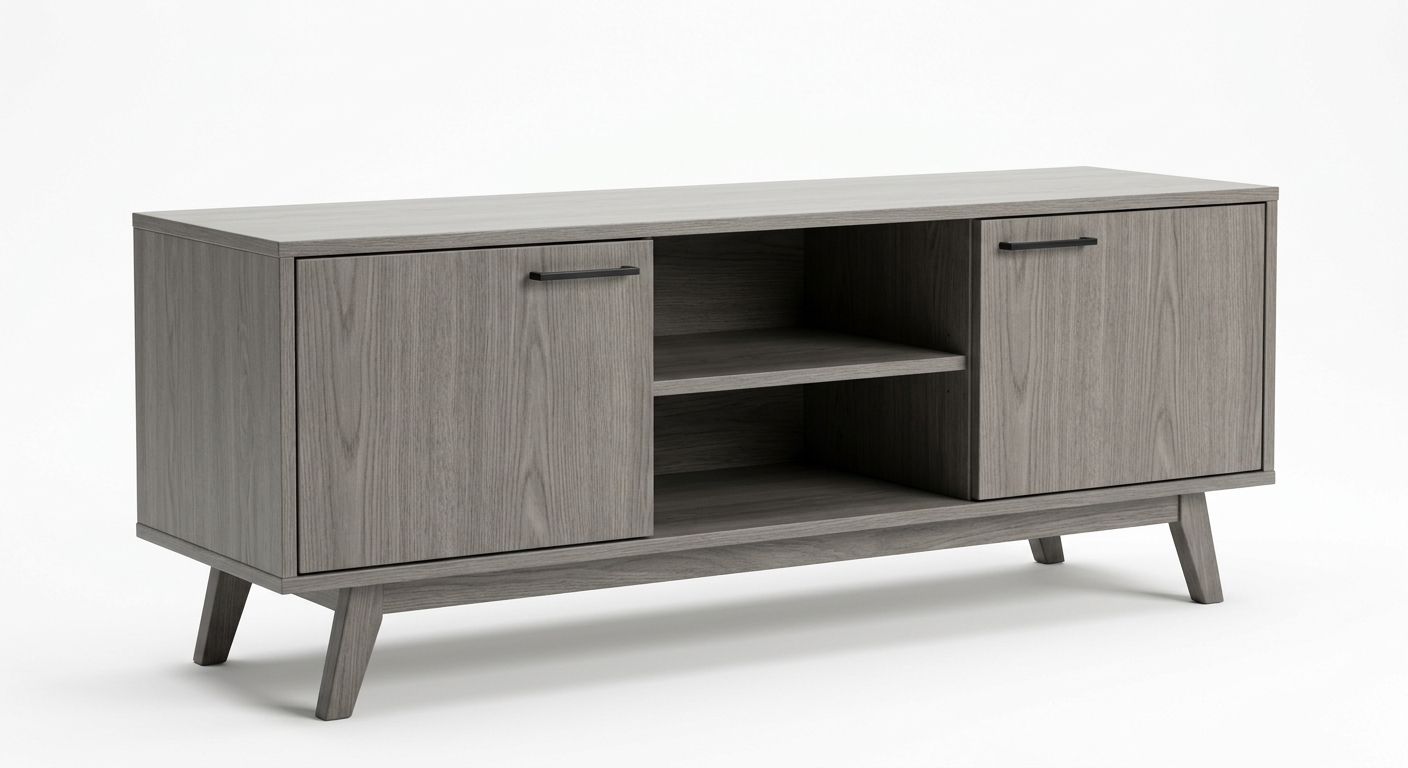 Modern tv cabinet (Gray Wood)