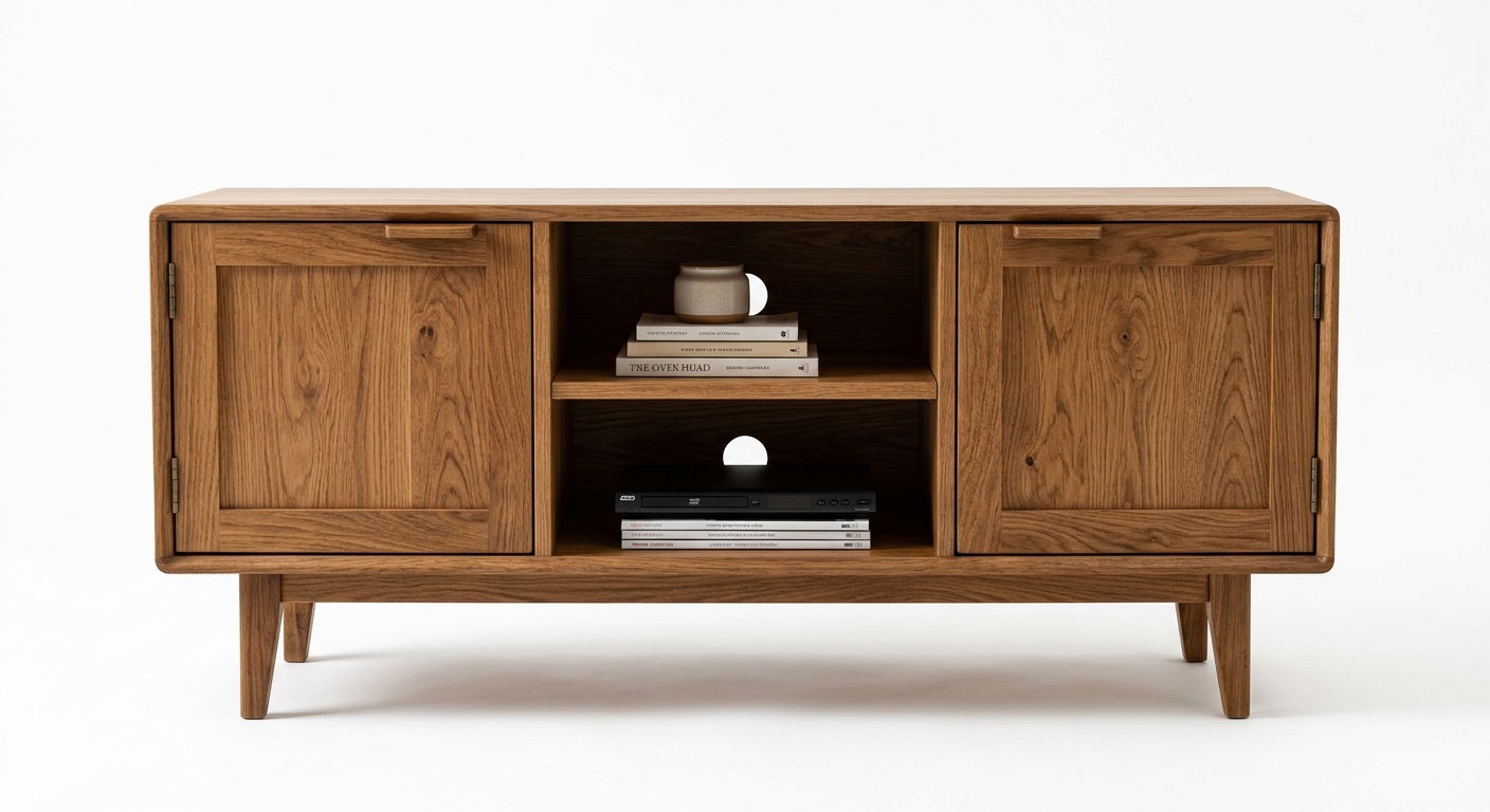 Warm tv cabinet (Brown Wood)