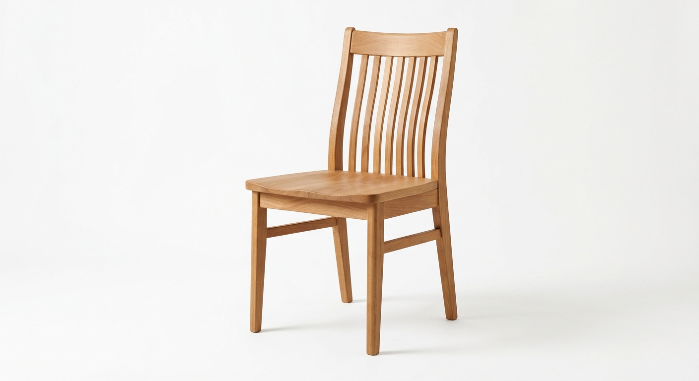 Warm dining chair (Beige Wood)