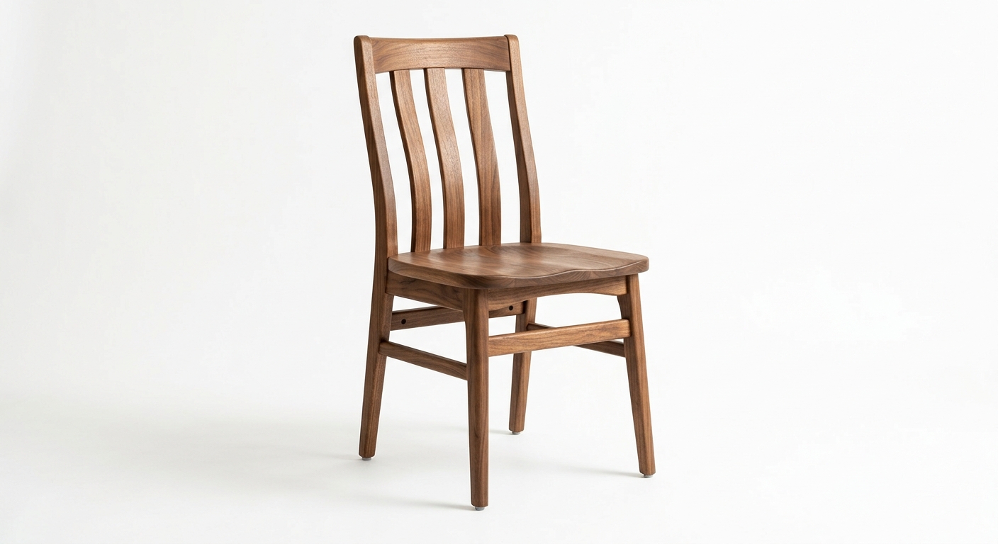 Warm dining chair (Brown Wood)