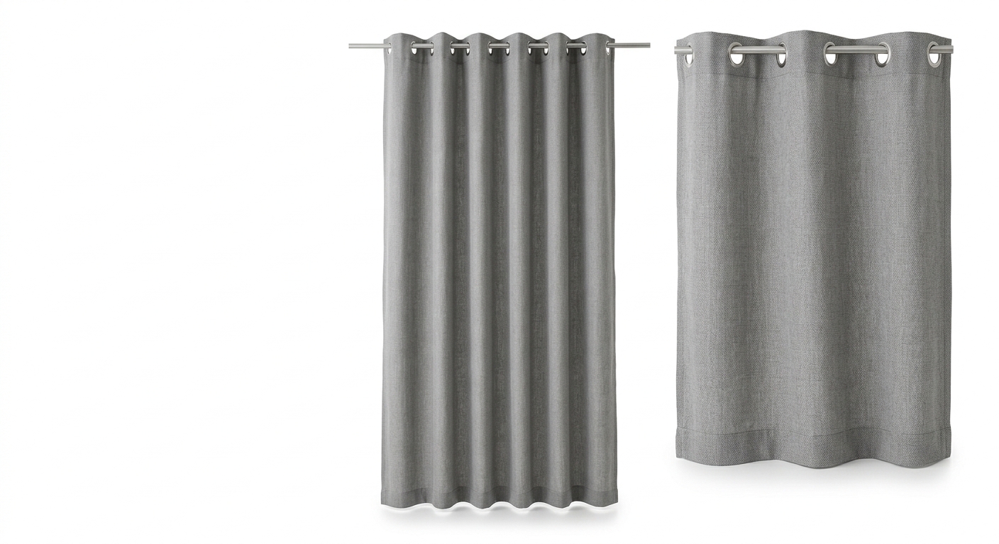 Scandinavian cotton curtain