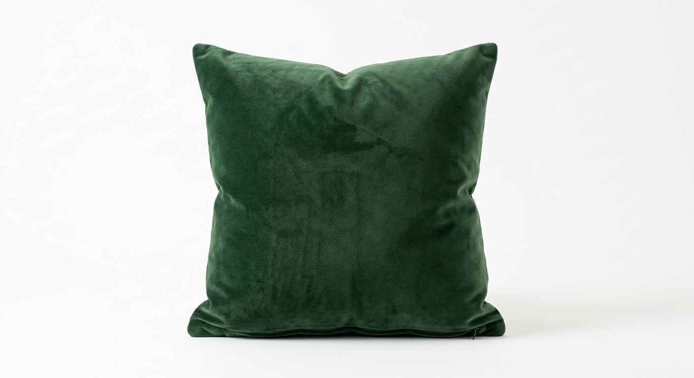 Warm velvet cushion