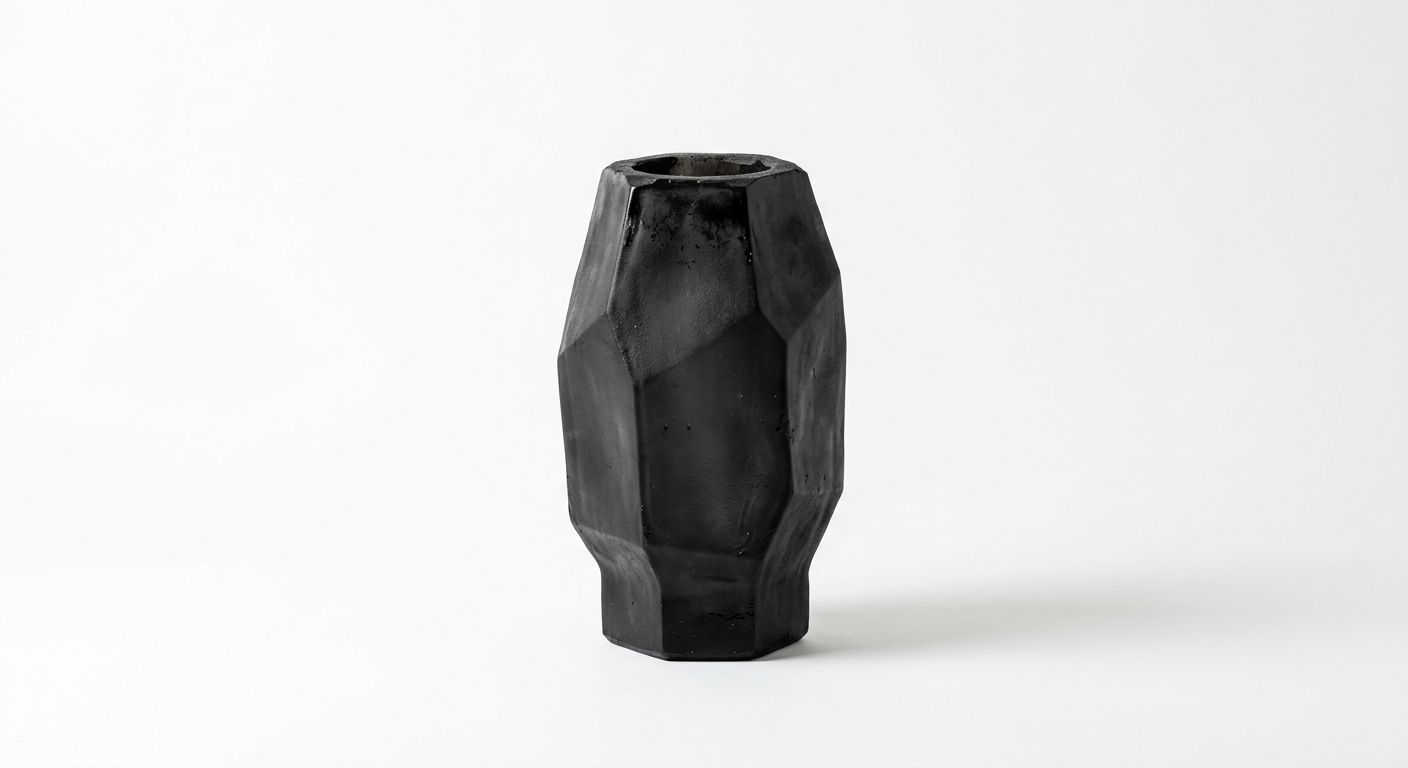 Industrial decor object (Black Glass)