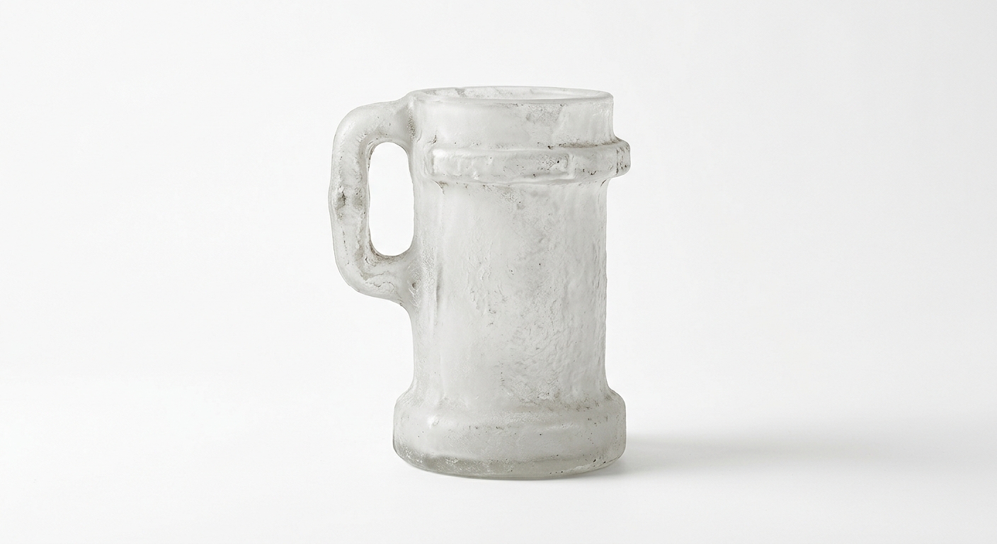 Industrial decor object (White Glass)
