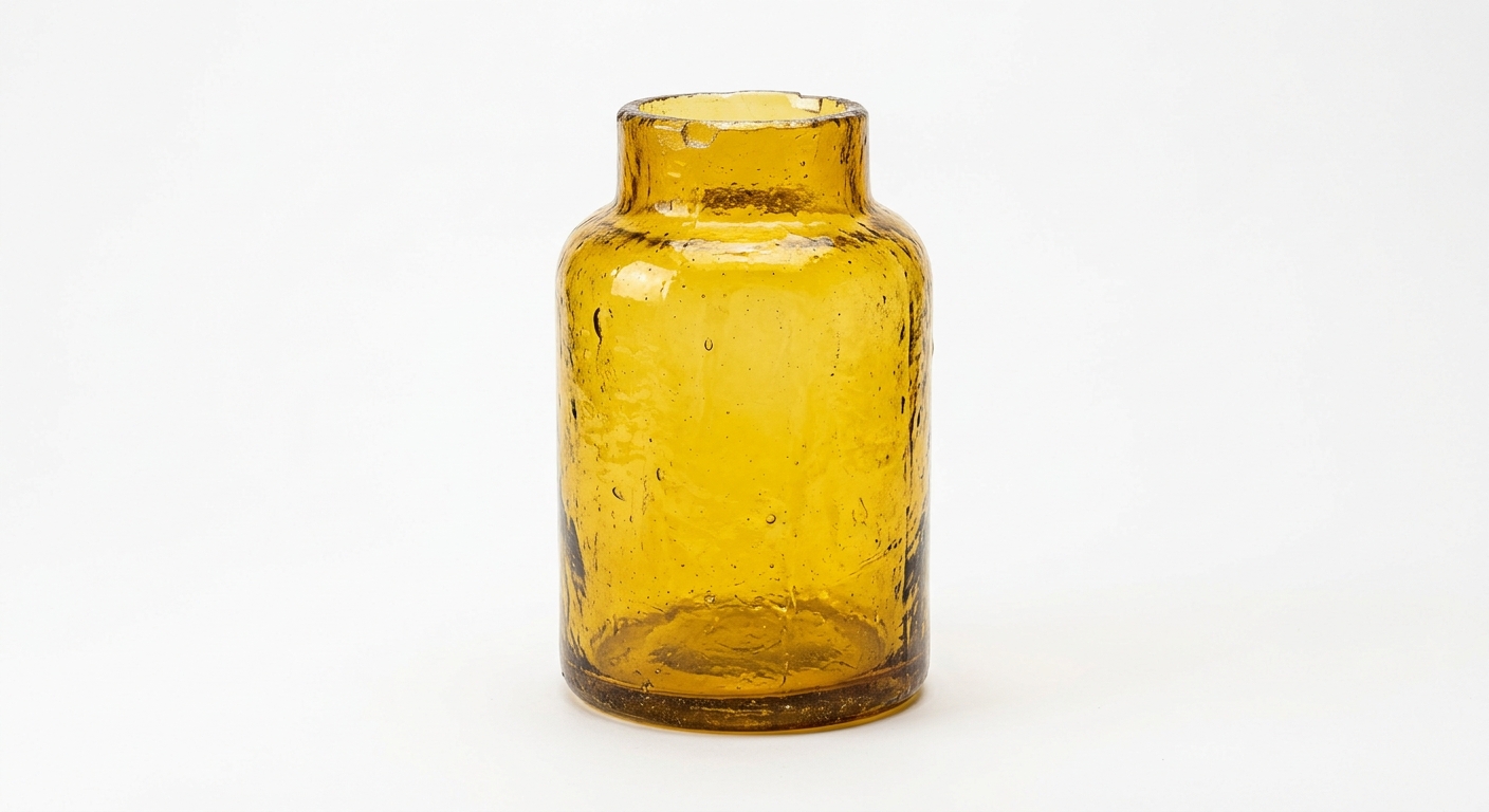Industrial decor object (Yellow Glass)