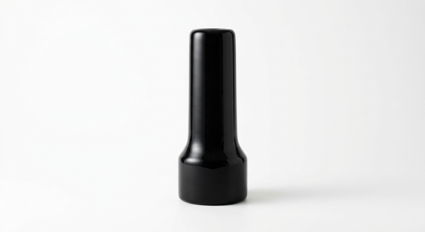 Minimalist decor object (Black Glass)