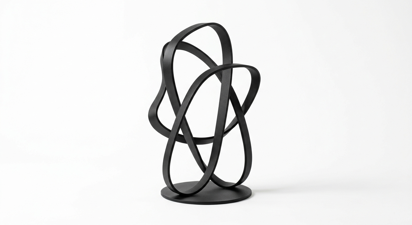 Minimalist decor object (Black Metal)