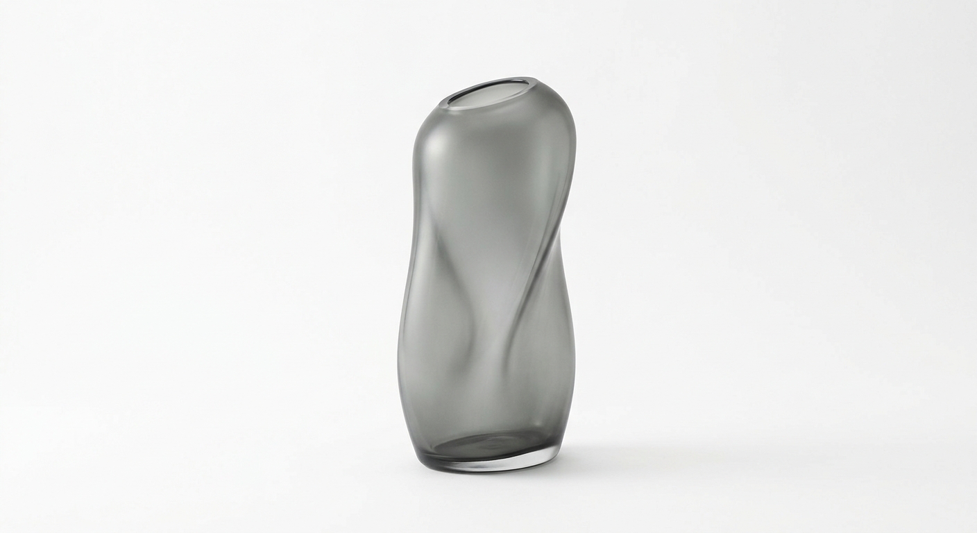 Minimalist decor object (Gray Glass)