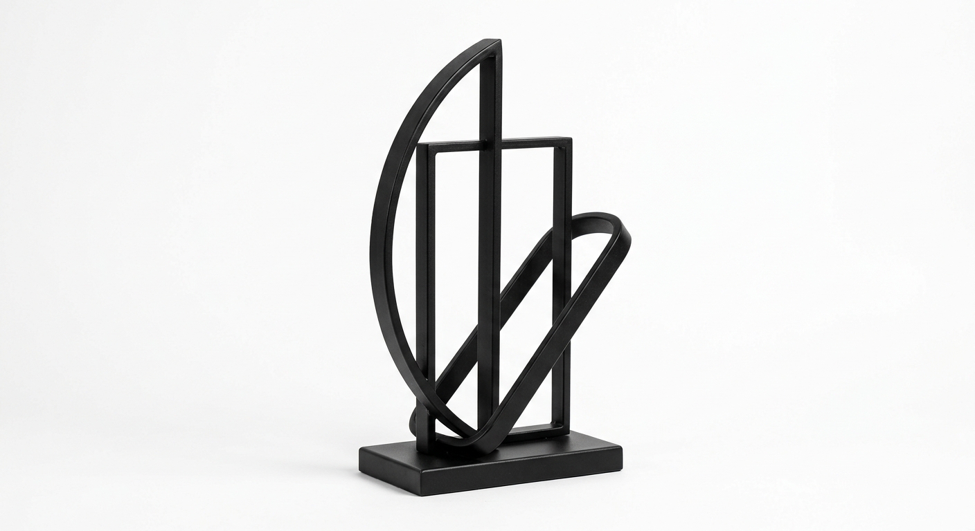 Modern decor object (Black Metal)