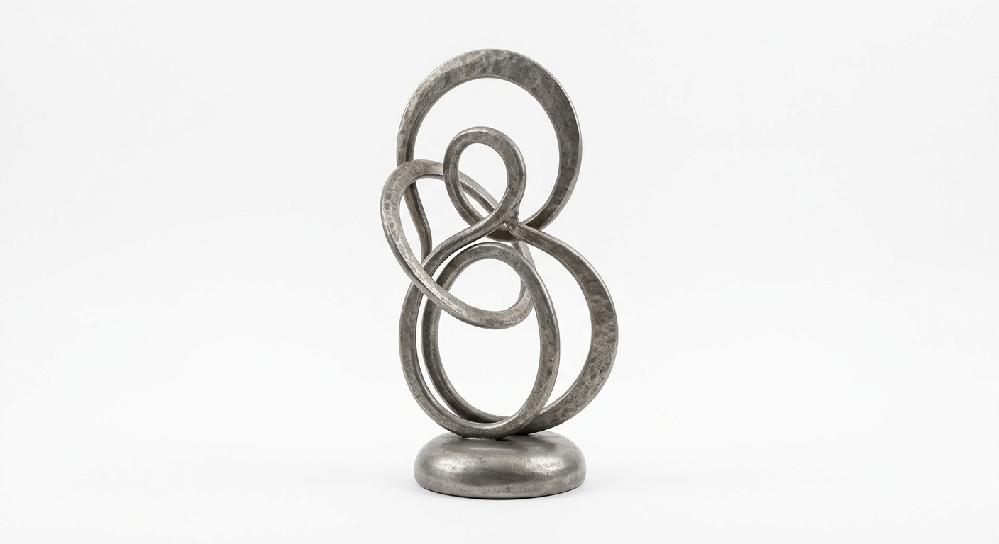 Warm decor object (Gray Metal)
