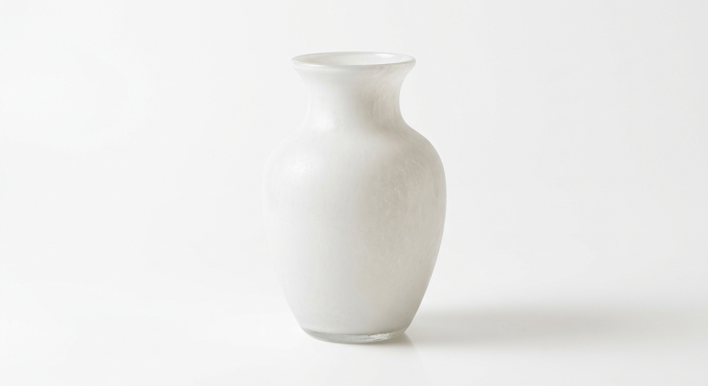 Warm decor object (White Glass)