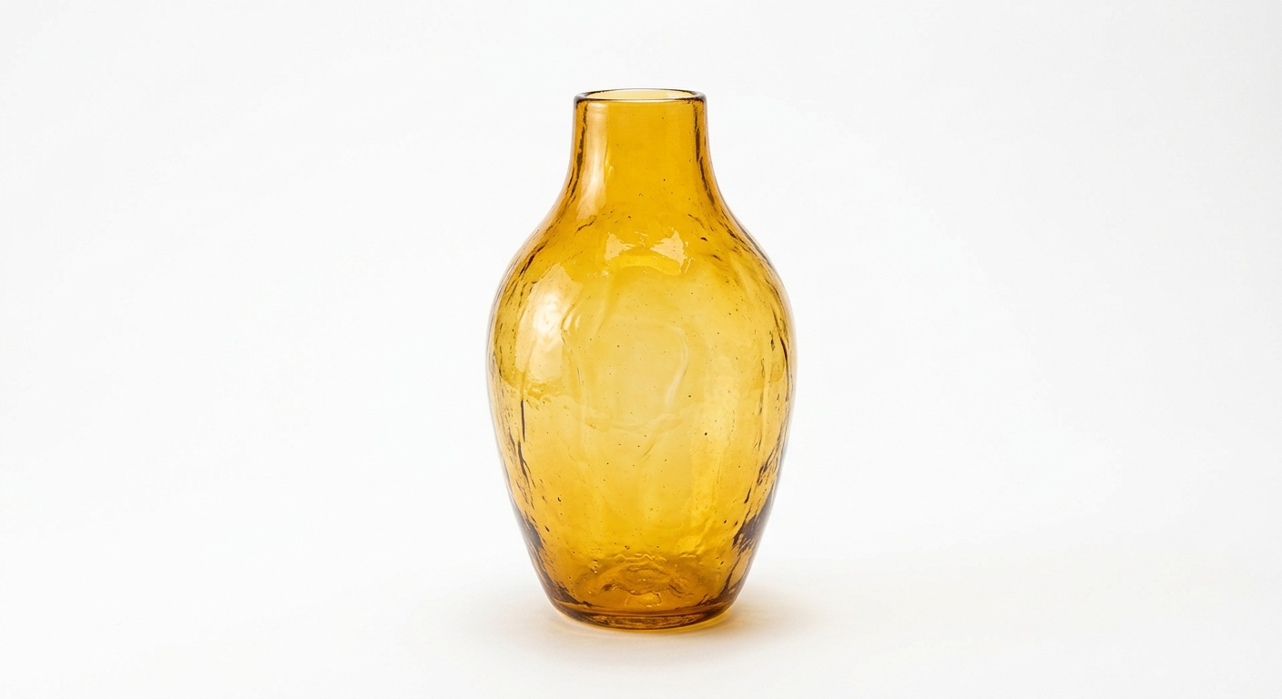 Warm decor object (Yellow Glass)