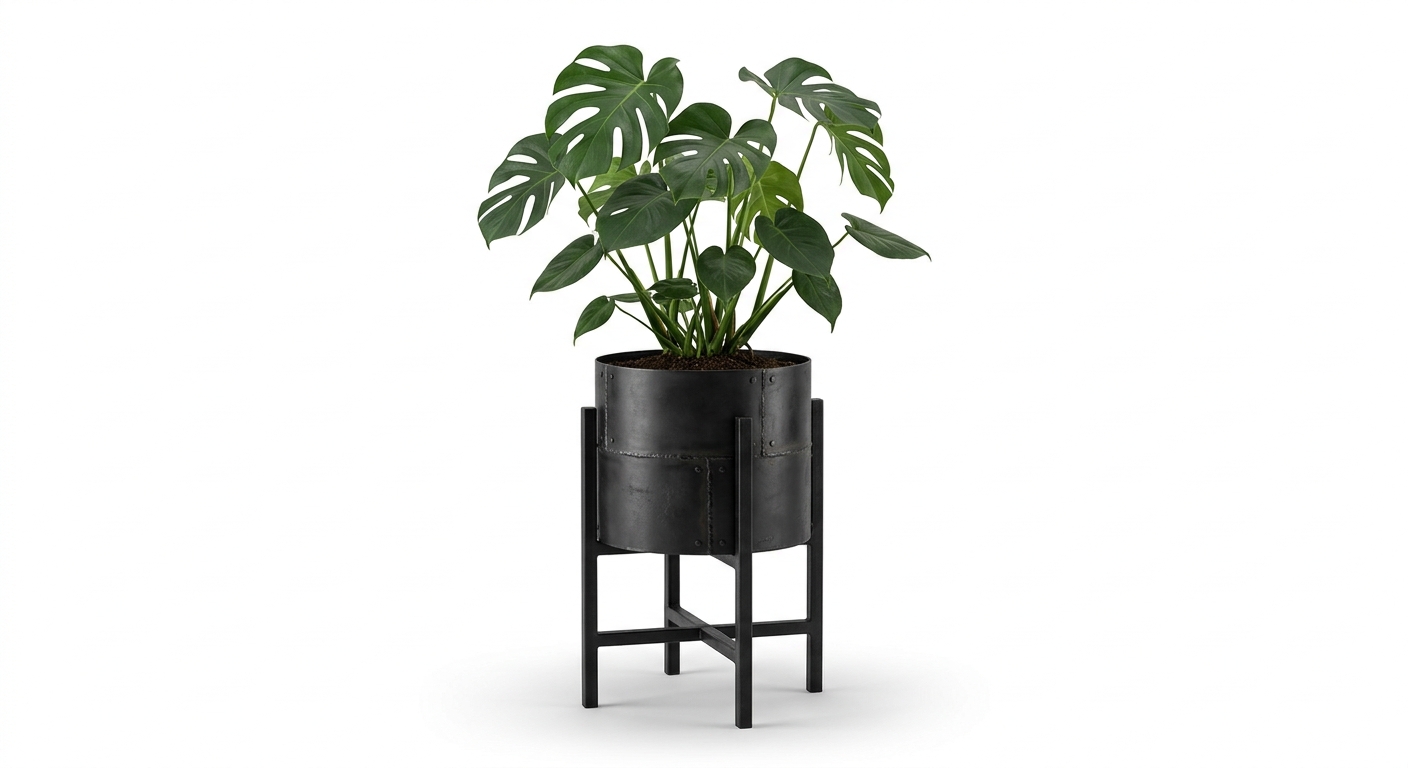 Industrial floor plant (Black Metal)