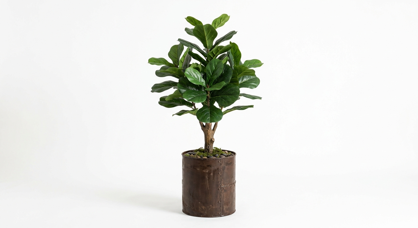 Industrial floor plant (Brown Metal)