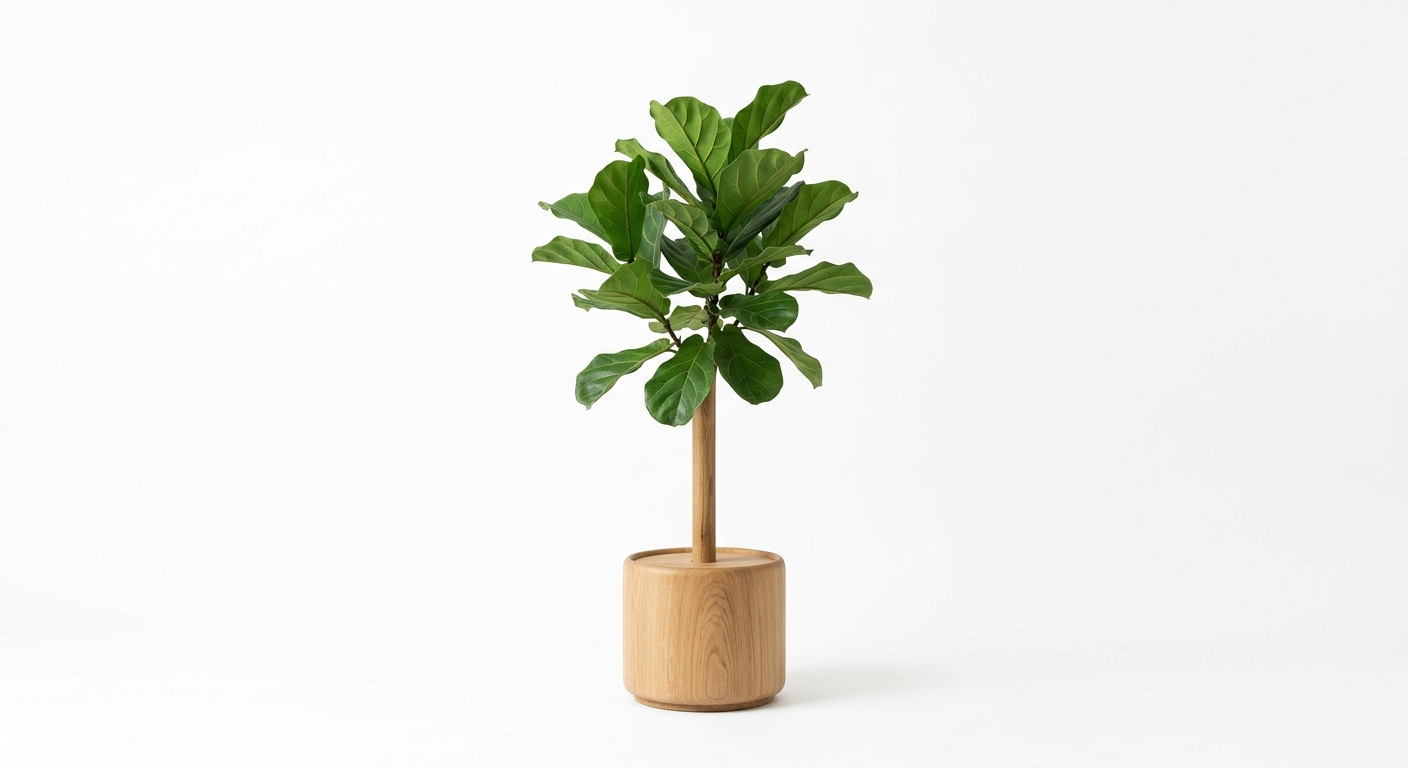 Minimalist floor plant (Green Wood)