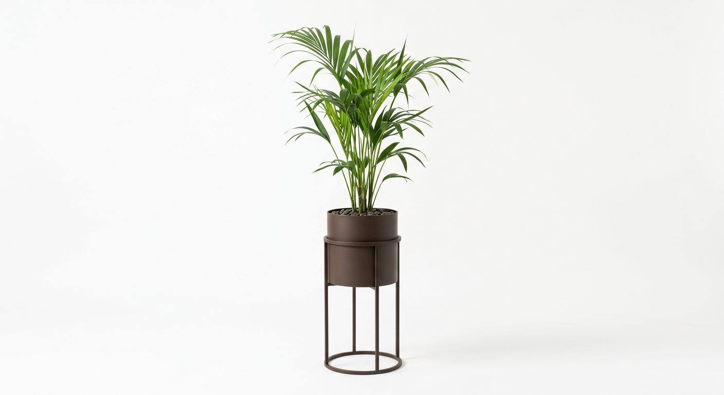 Modern floor plant (Brown Metal)