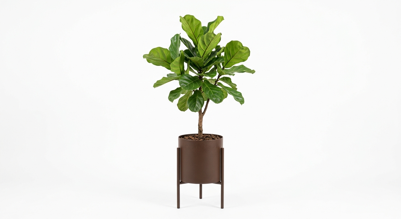 Scandinavian floor plant (Brown Metal)