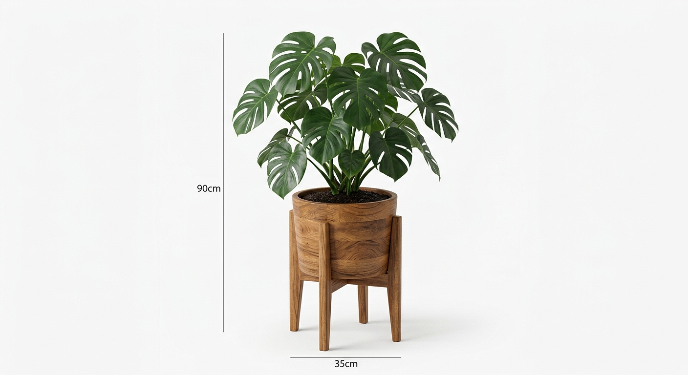 Warm floor plant (Green Wood)