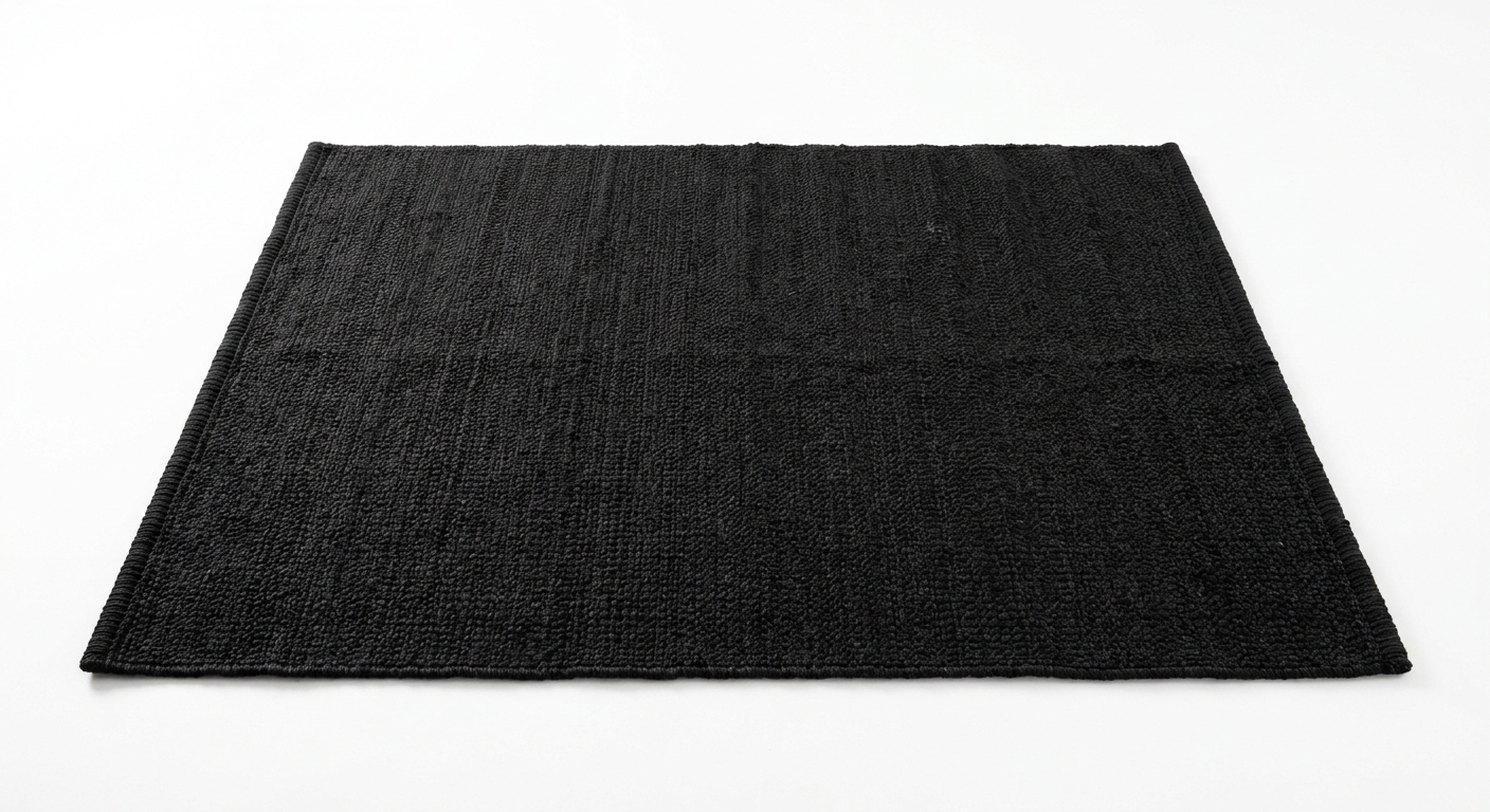Industrial area rug (Black Fabric)