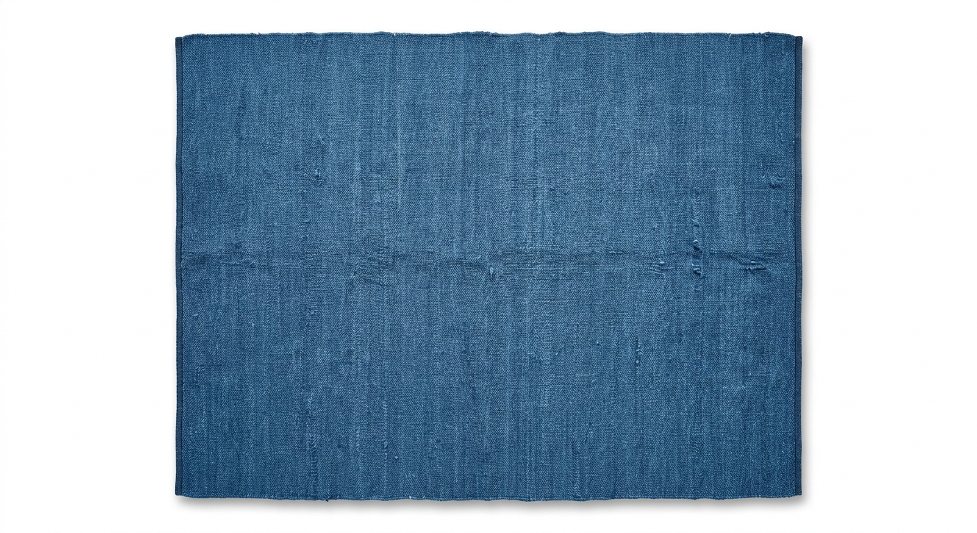 Industrial area rug (Blue Fabric)