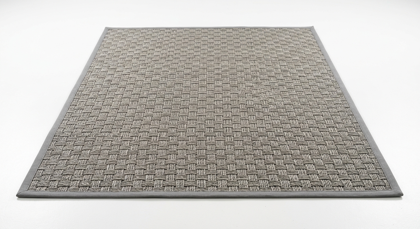 Modern area rug (Gray Rattan)