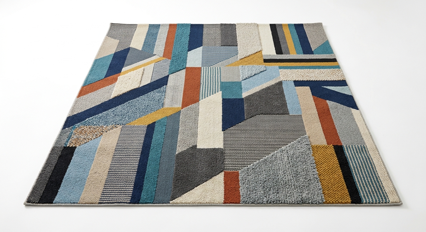 Modern area rug (Multi Fabric)