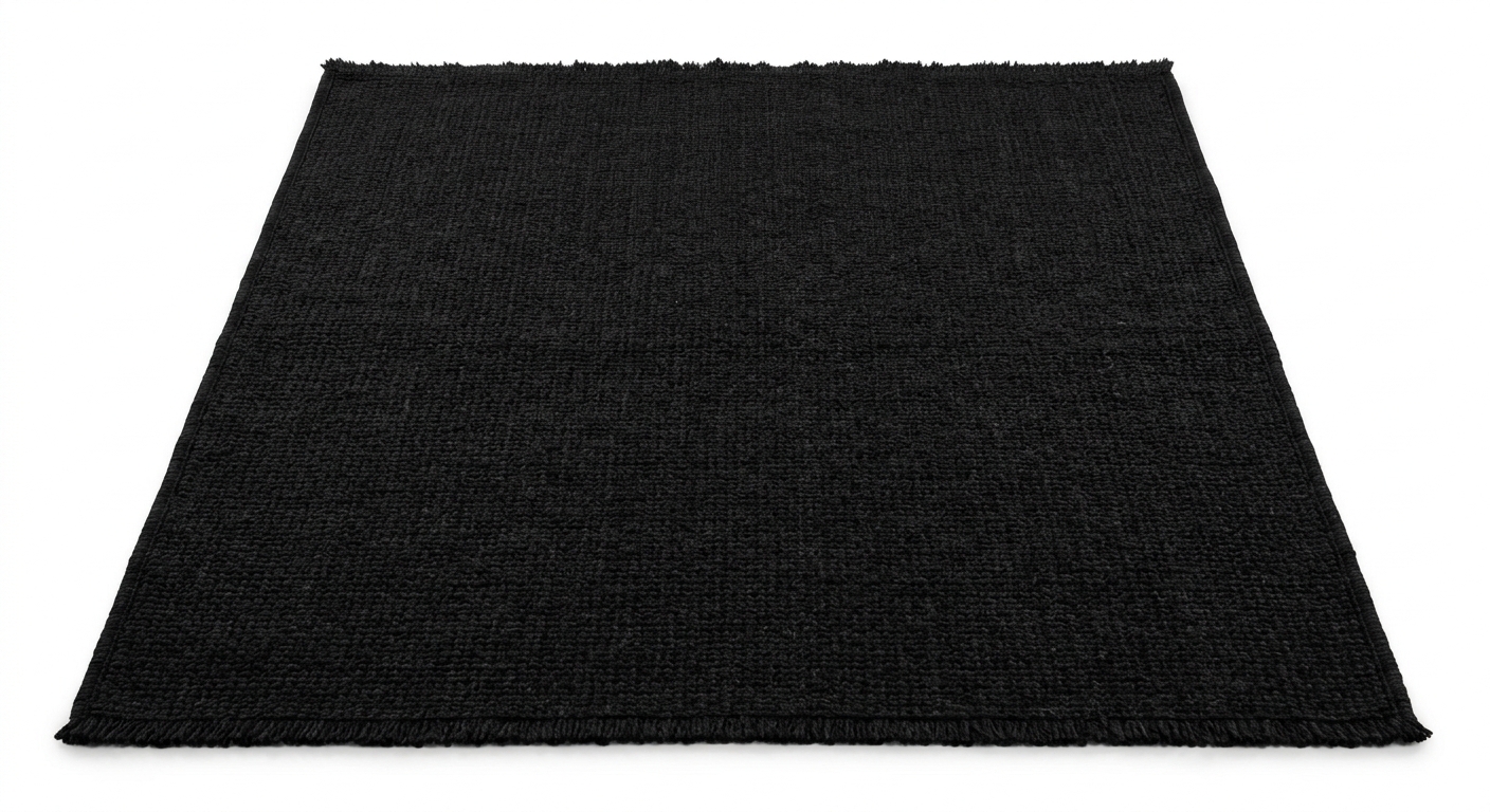 Warm area rug (Black Fabric)