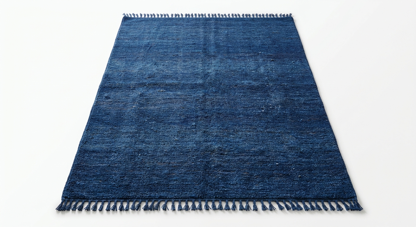 Warm area rug (Blue Fabric)