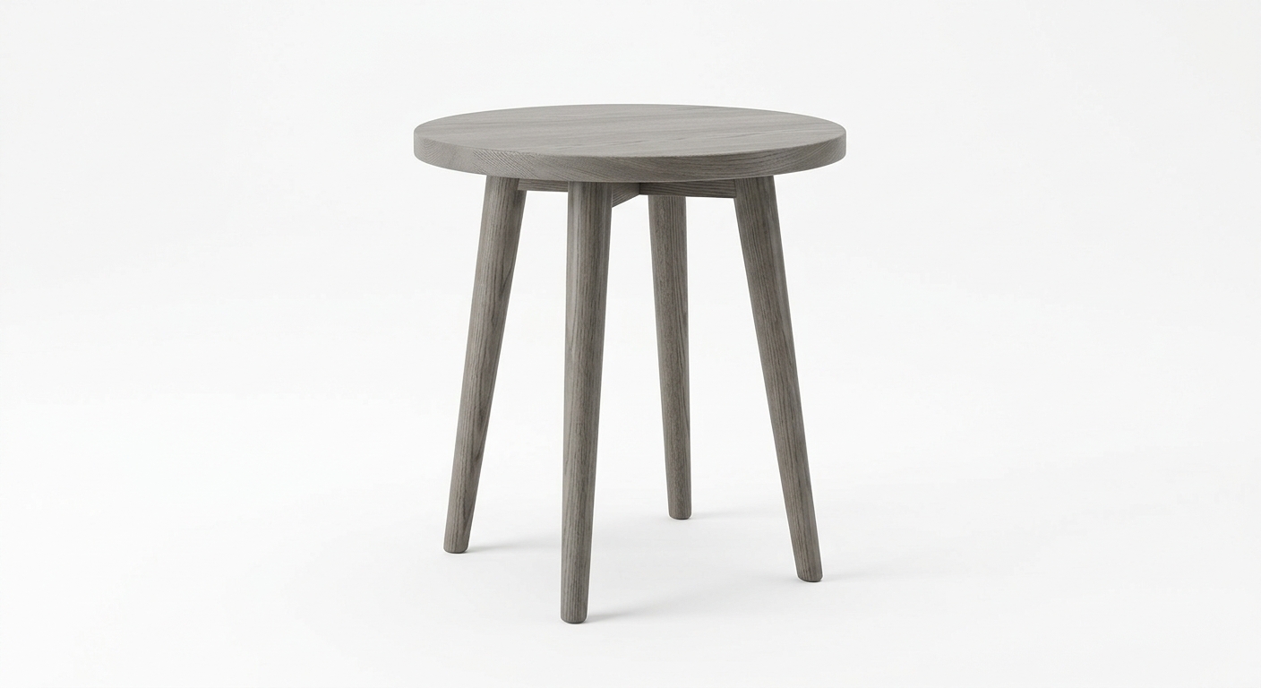 Minimalist side table (Gray Wood)