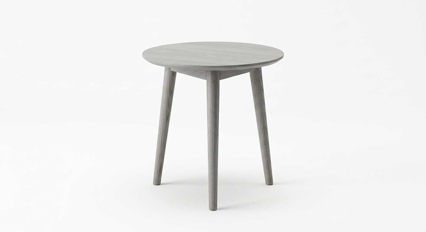 Scandinavian side table (Gray Wood)
