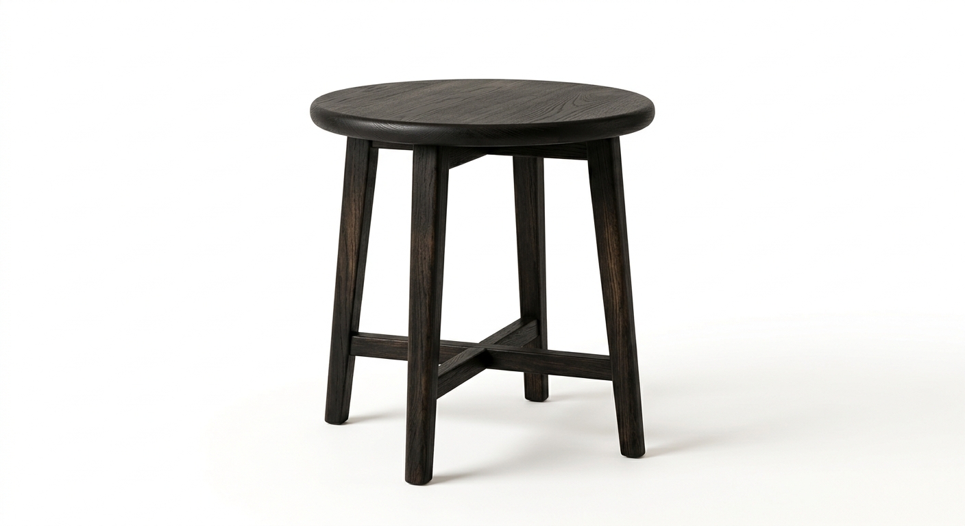 Warm side table (Black Wood)