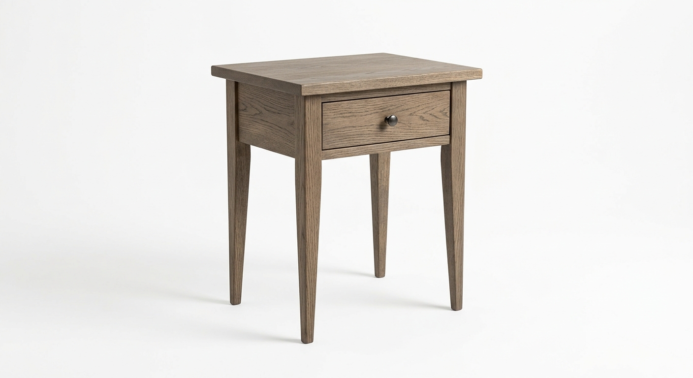 Warm side table (Gray Wood)