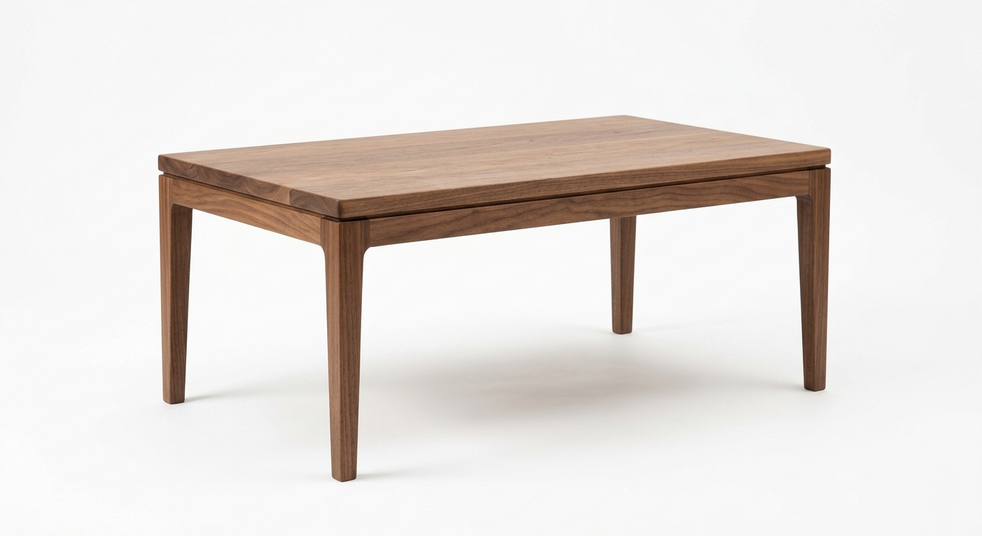 Minimalist coffee table (Brown Wood)