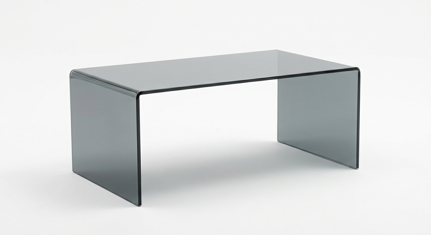 Minimalist coffee table (Gray Glass)