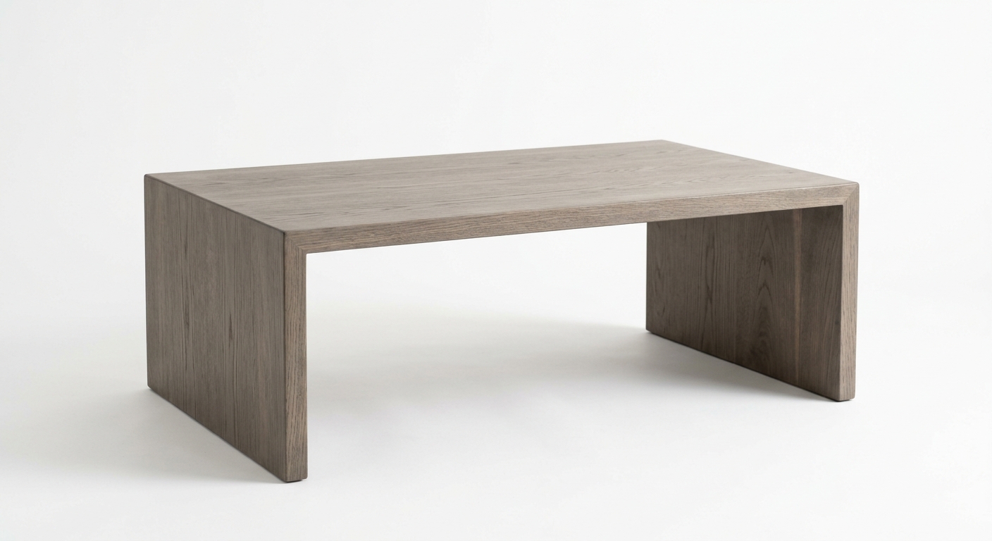 Minimalist coffee table (Gray Wood)