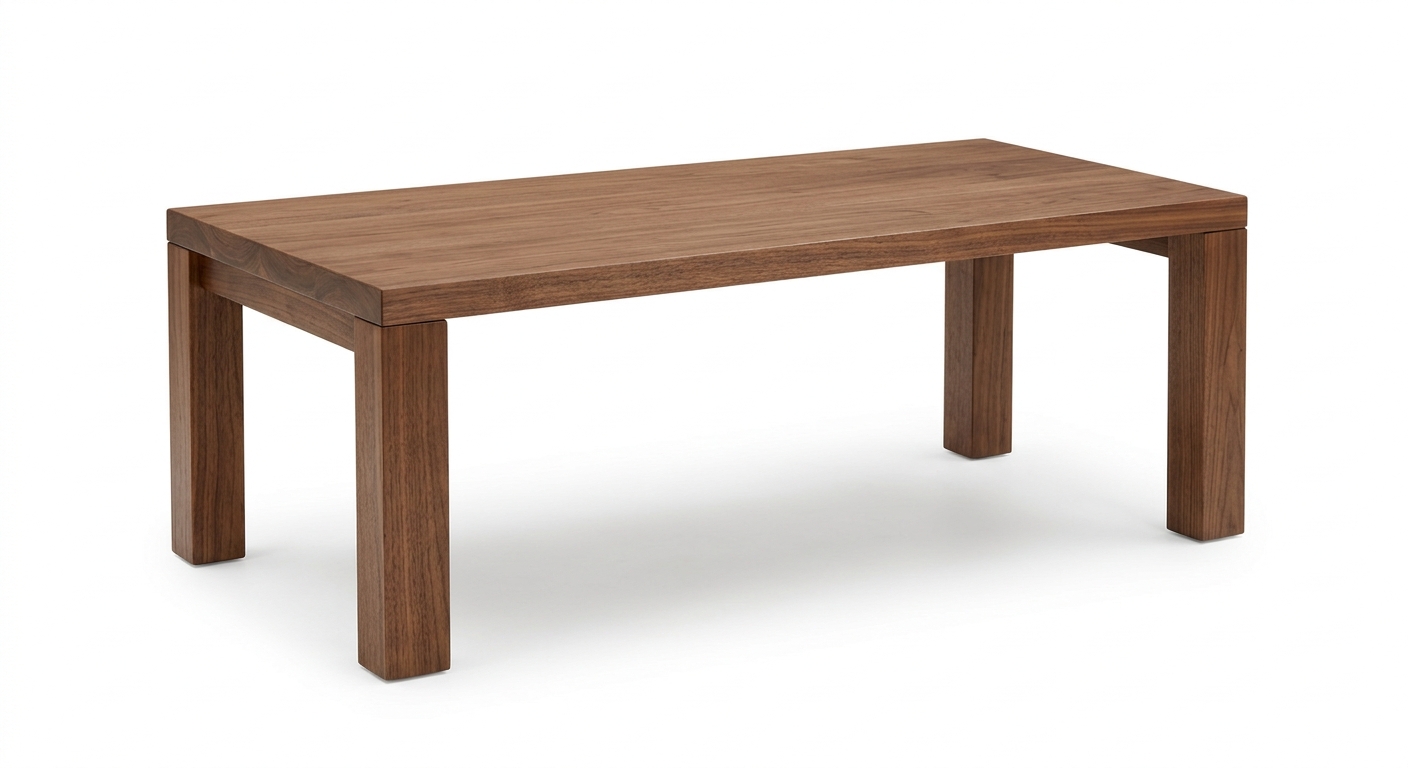 Modern coffee table (Brown Wood)