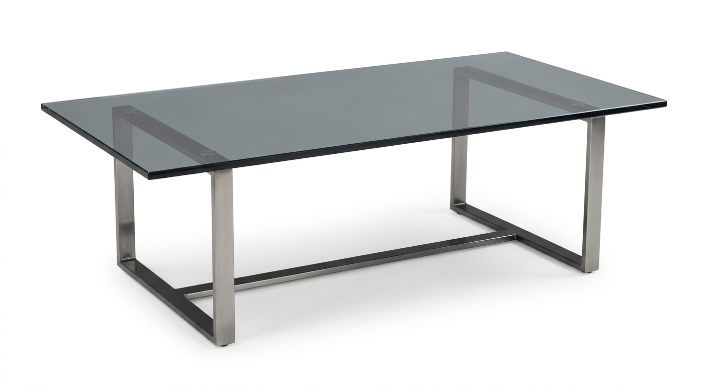 Modern coffee table (Gray Glass)