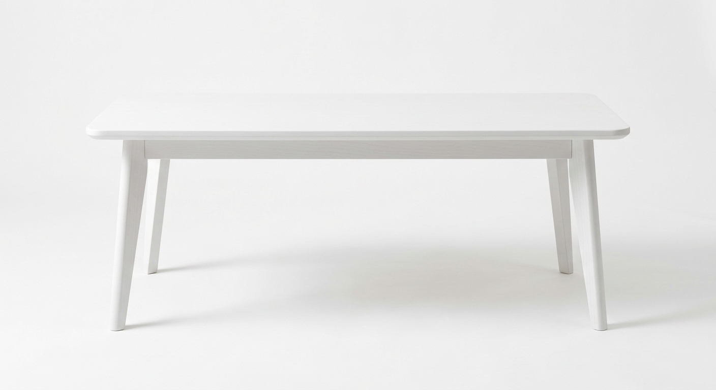 Modern coffee table (White Wood)