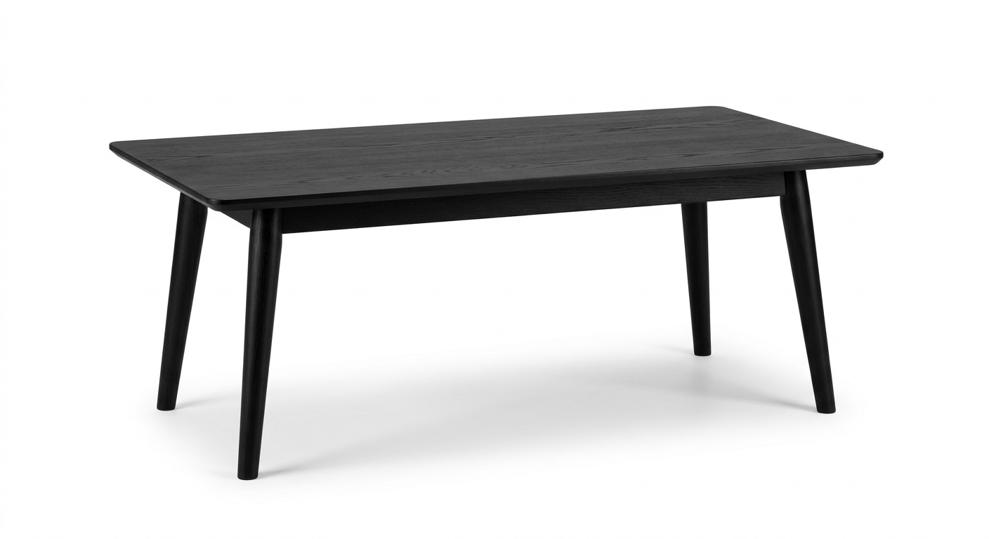 Scandinavian coffee table (Black Wood)