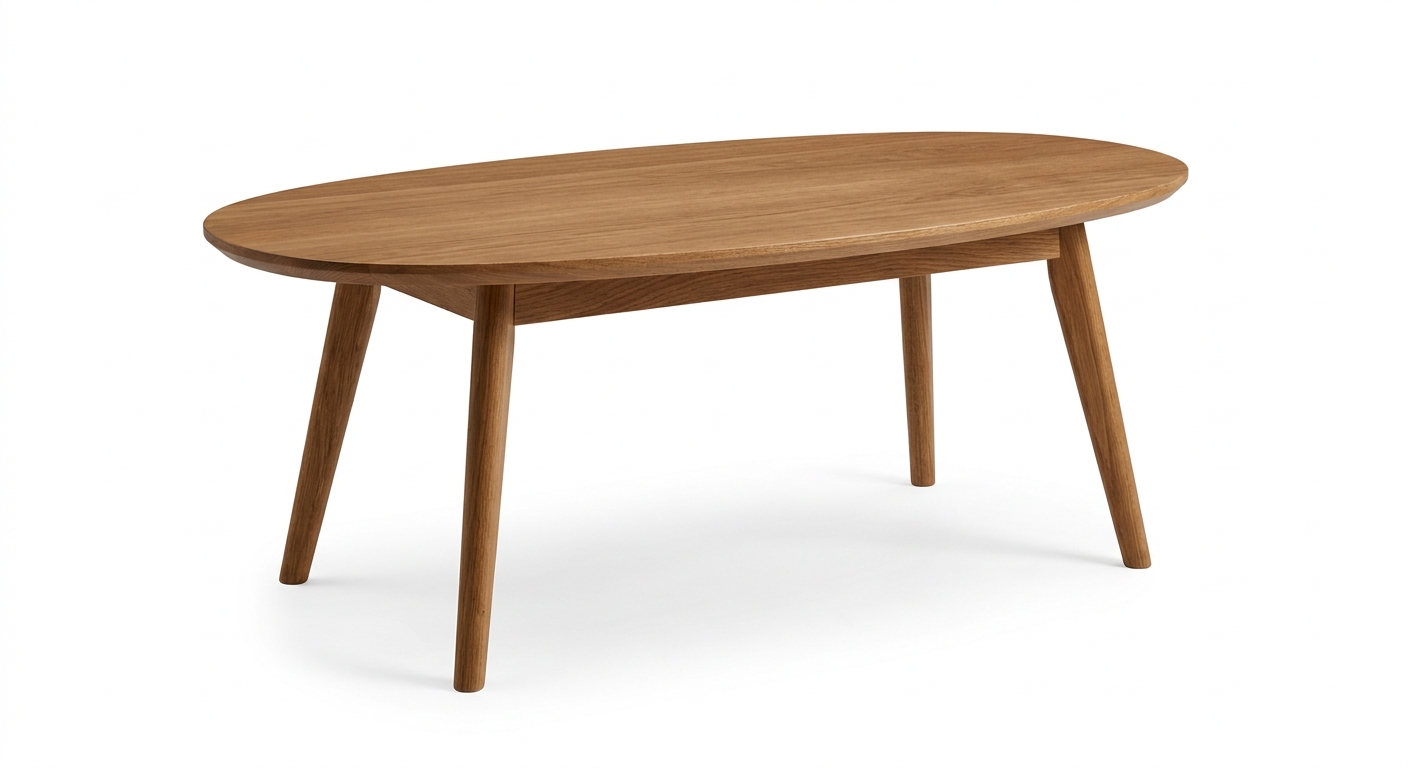Scandinavian coffee table (Brown Wood)