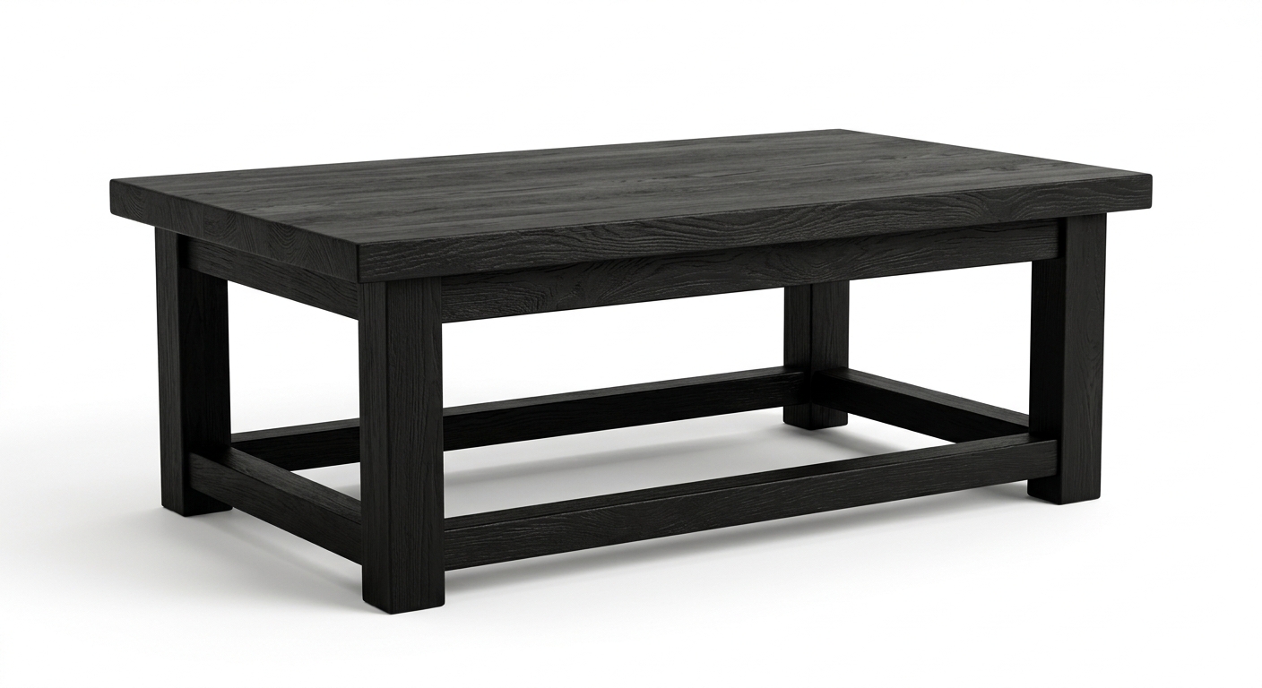 Warm coffee table (Black Wood)