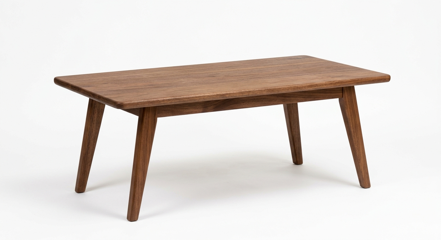 Warm coffee table (Brown Wood)