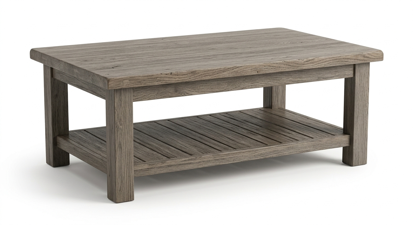 Warm coffee table (Gray Wood)