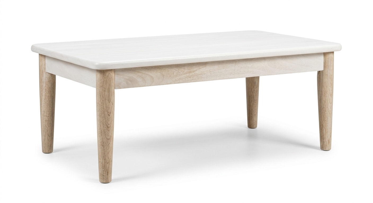 Warm coffee table (White Wood)
