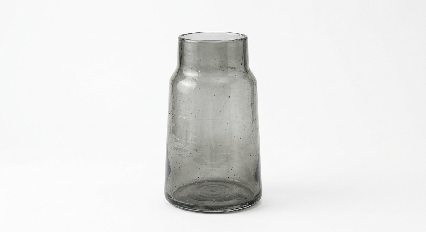 Industrial ceramic vase (Gray Glass)