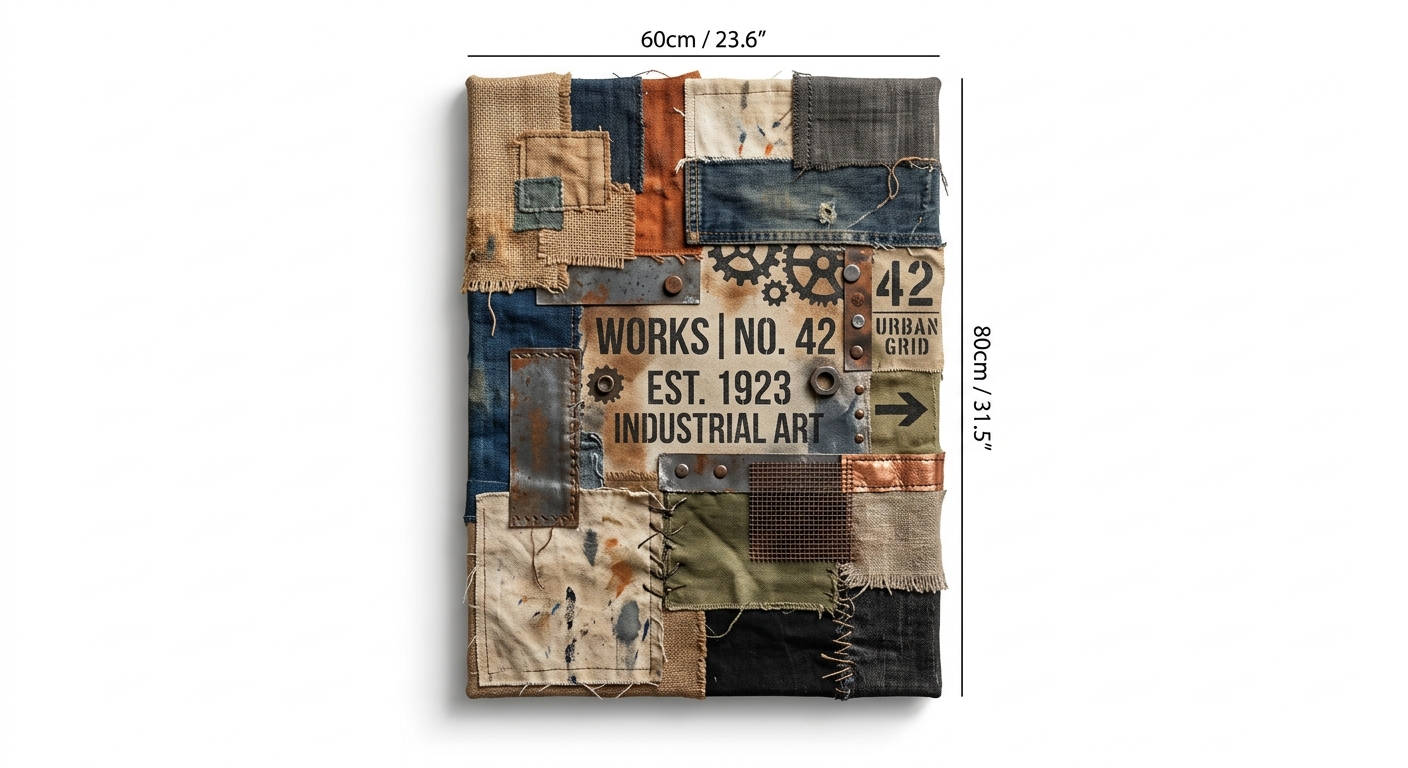 Industrial canvas print (Multi Fabric)