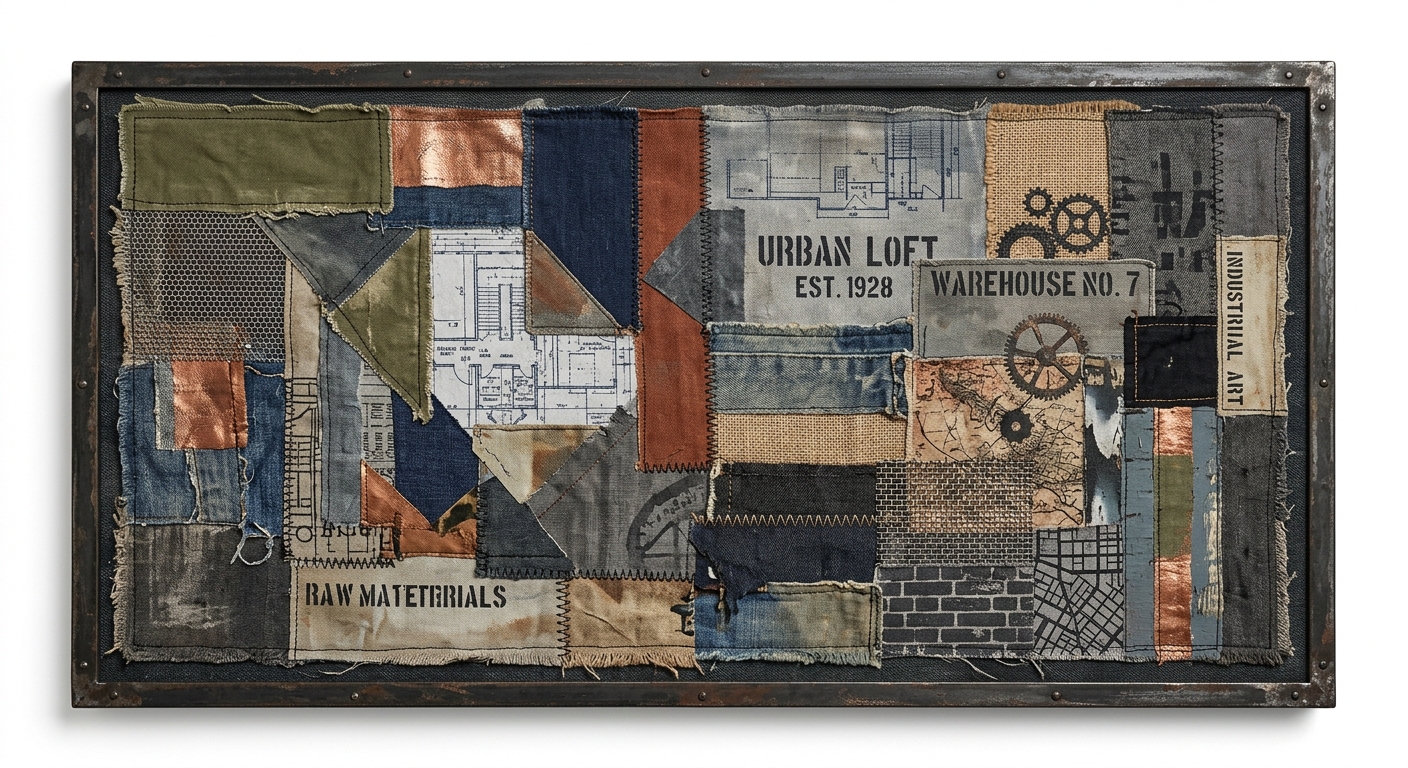 Industrial canvas print (Multi Fabric)