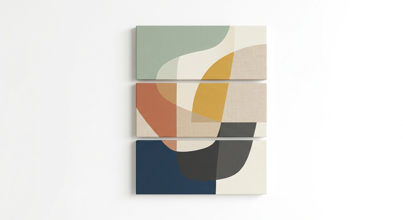 Minimalist canvas print (Multi Fabric)