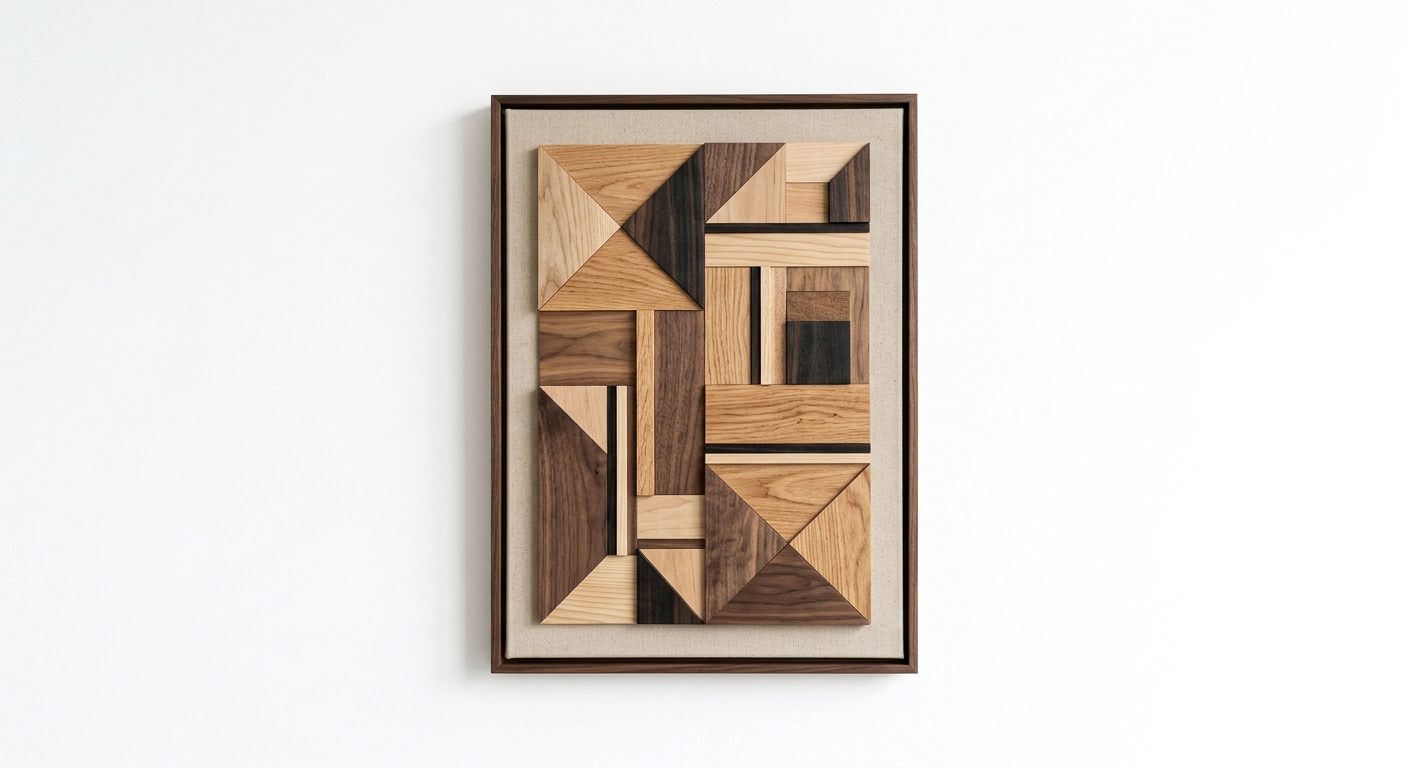 Minimalist canvas print (Multi Wood)